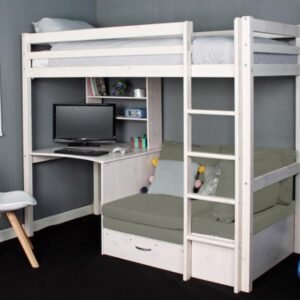 Loft bed frame, bedframe