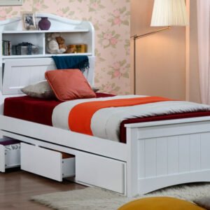 wooden bed frame, wood bed frame