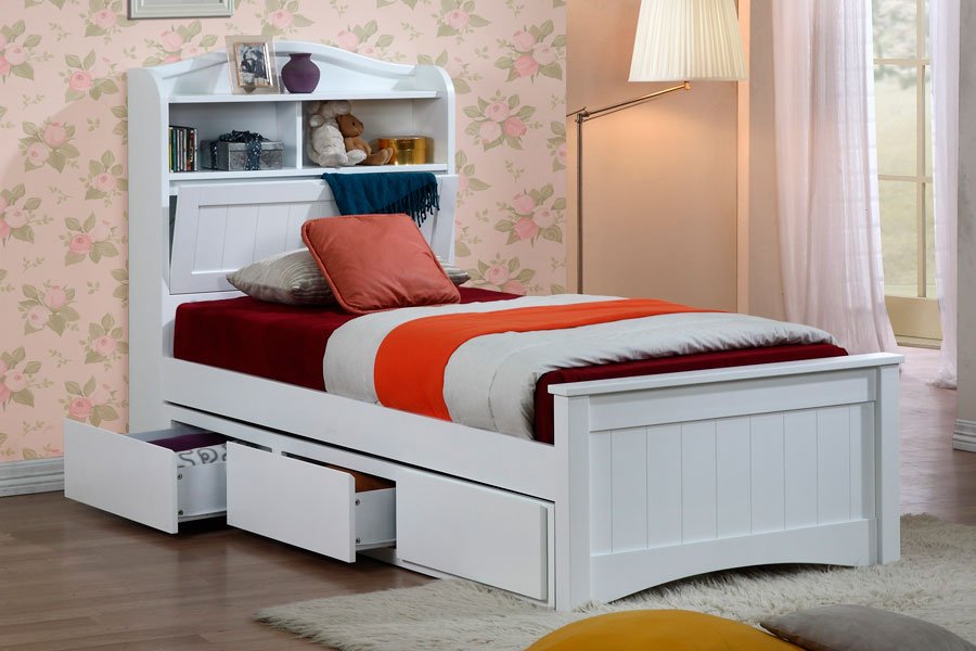 wooden bed frame, wood bed frame