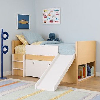 Loft bed frame, bedframe