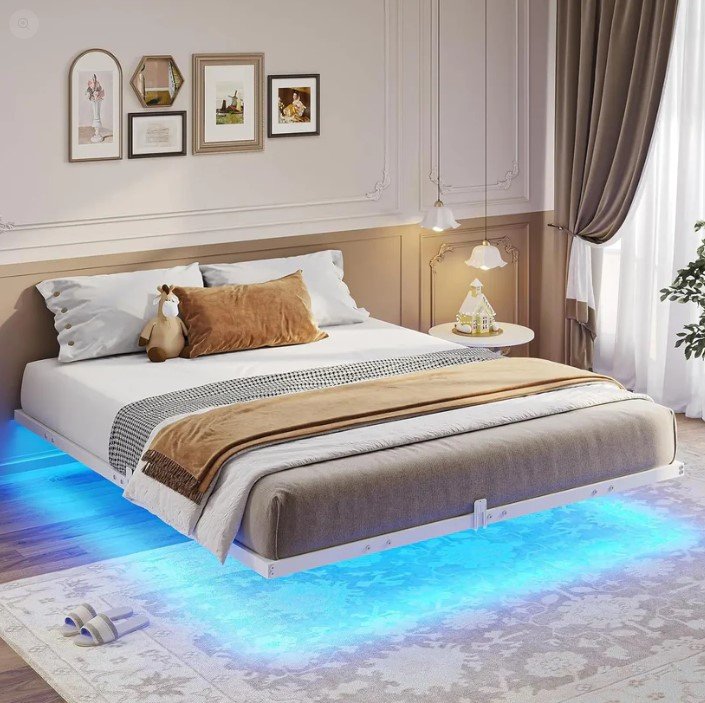 bedframe, Metal bedframe