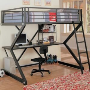 Loft bed frame, bedframe