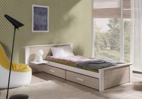 wooden bed frame, wood bed frame