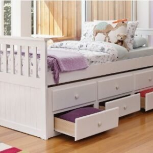 wooden bed frame, wood bed frame