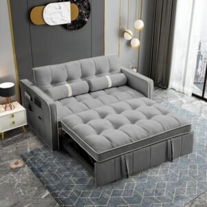 Pull out bed, bedframe