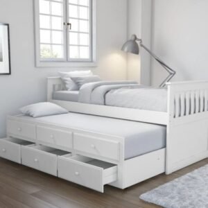 Pull out bed, bedframe