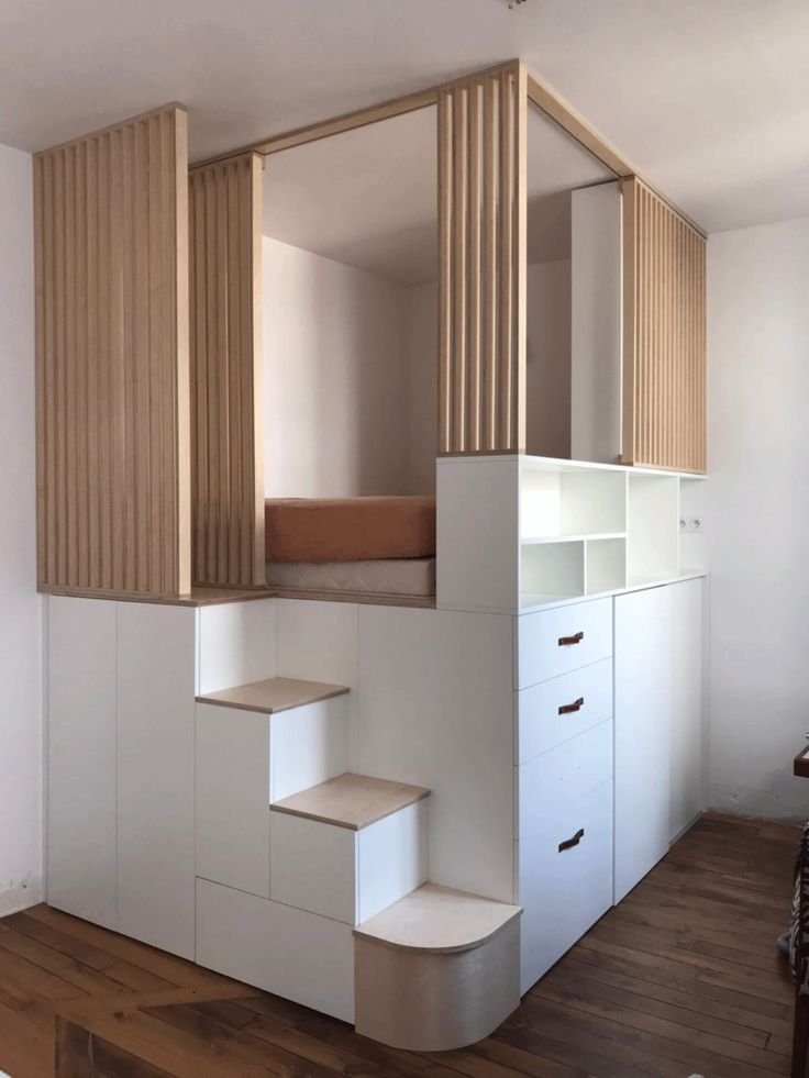 Loft bed frame, bedframe