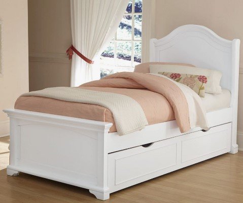 wooden bed frame, wood bed frame