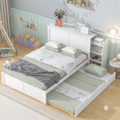 Pull out bed, bedframe
