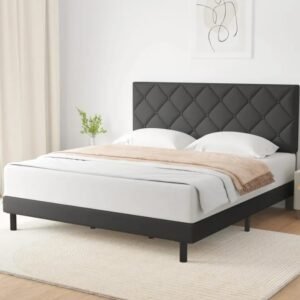 wooden bed frame, wood bed frame